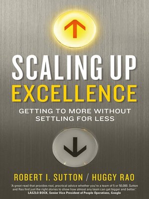cover image of Scaling Up Excellence